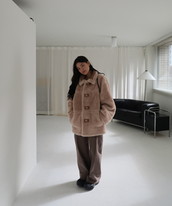 シームラインコットンパンツ KHAKI