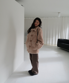 シームラインコットンパンツ KHAKI