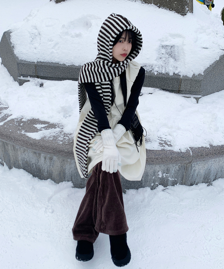 バウンドレイヤードワンピース IVORY