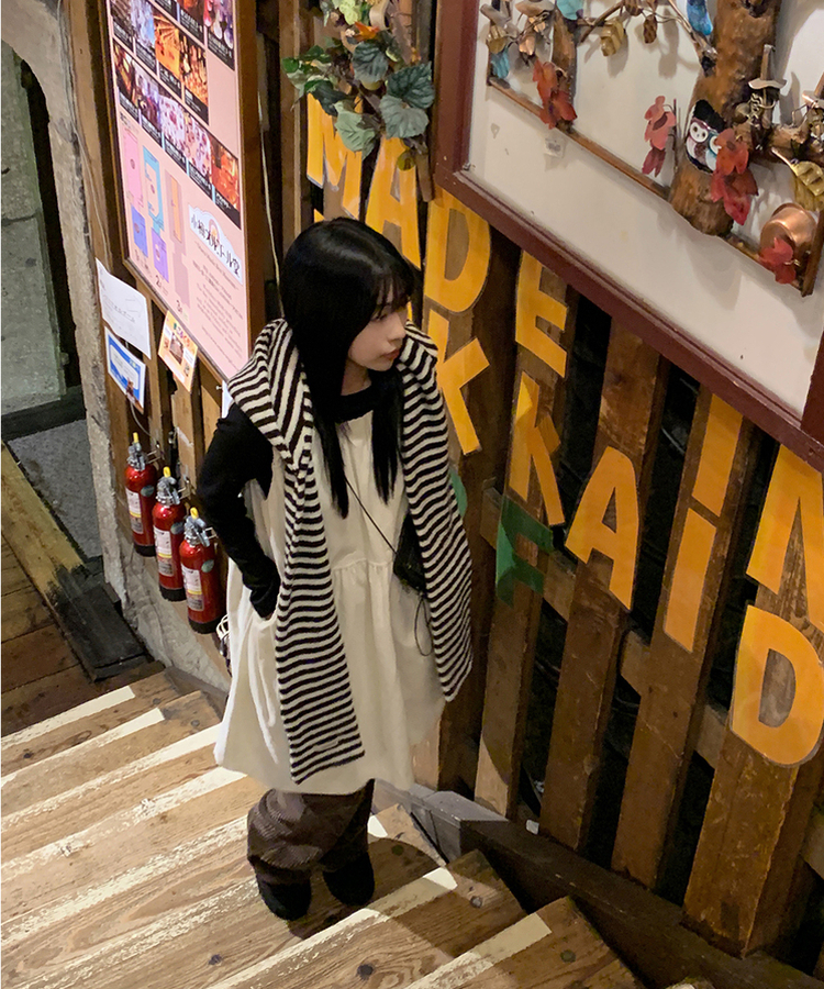 バウンドレイヤードワンピース IVORY