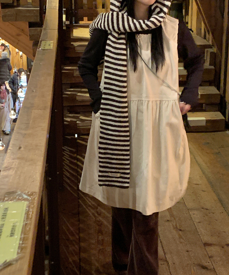 バウンドレイヤードワンピース IVORY