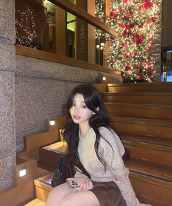 【ウォーマー付き】キュート半袖ニット BEIGE