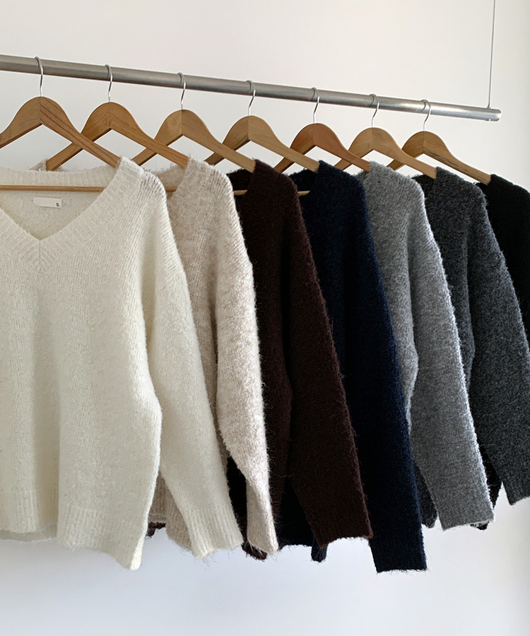 보송부클브이넥니트