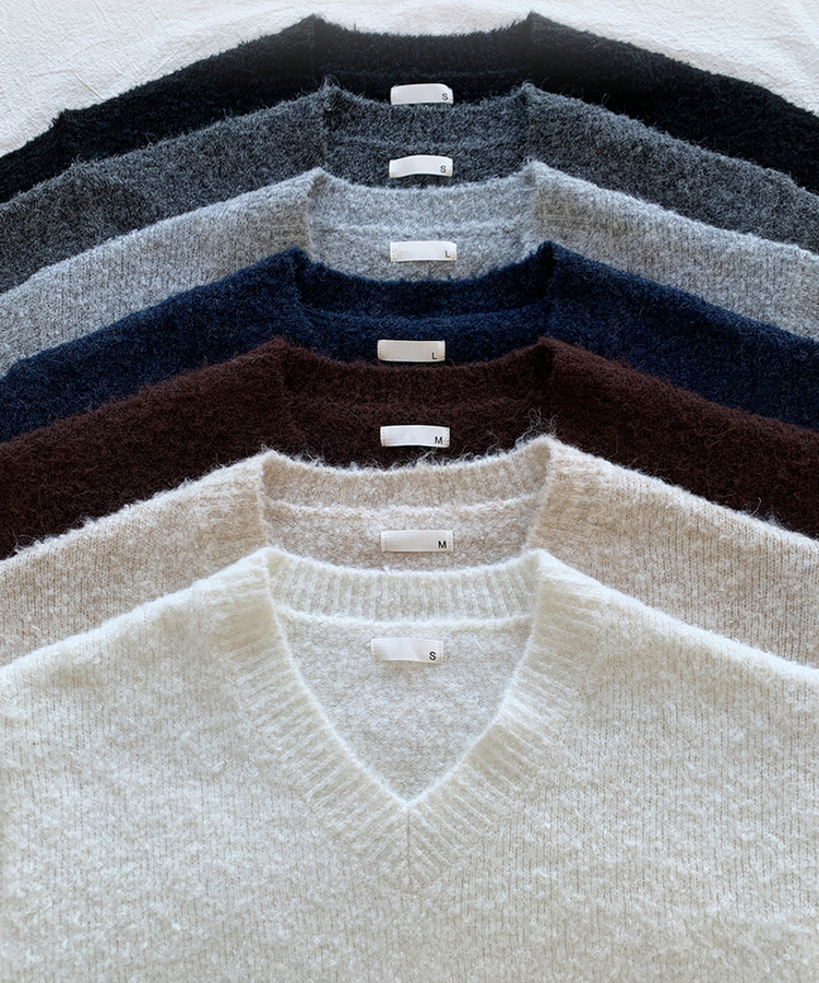 보송부클브이넥니트