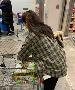 グリーンチェックオーバーシャツ GREEN