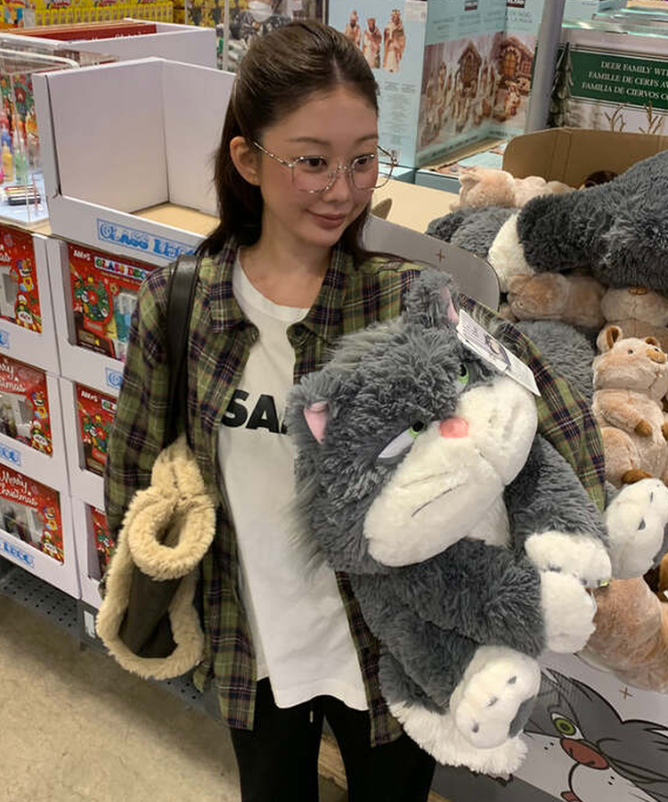 グリーンチェックオーバーシャツ GREEN