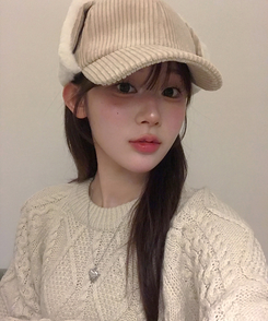 コーデュロイイヤーマフ帽子 LIGHT BEIGE
