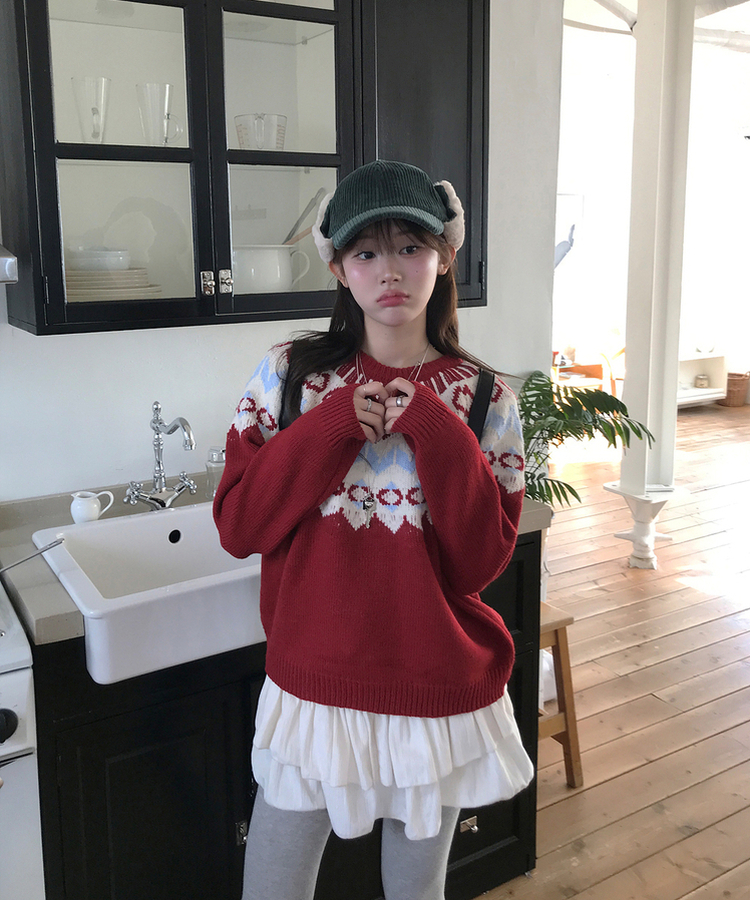 コーデュロイイヤーマフ帽子 GREEN