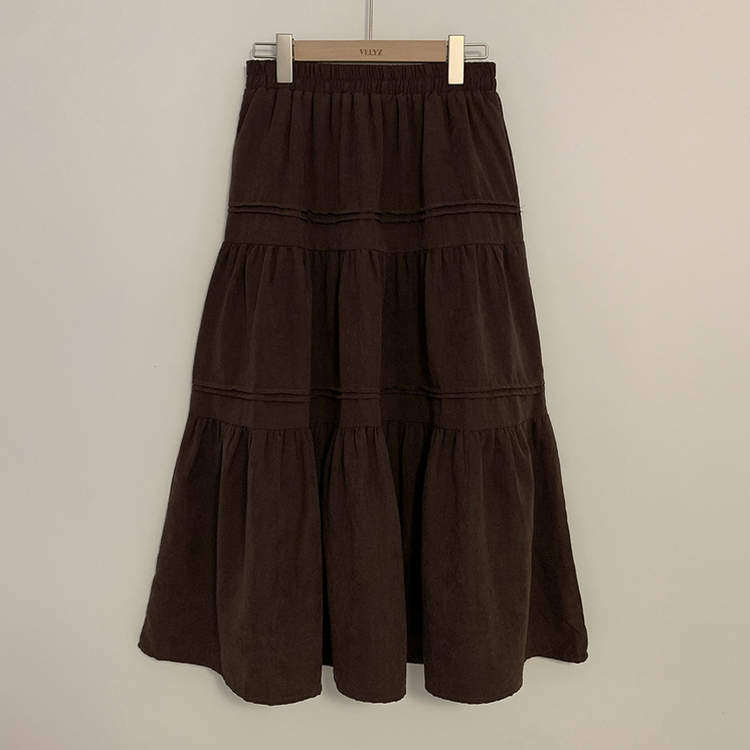 ティアードフリルロングスカート