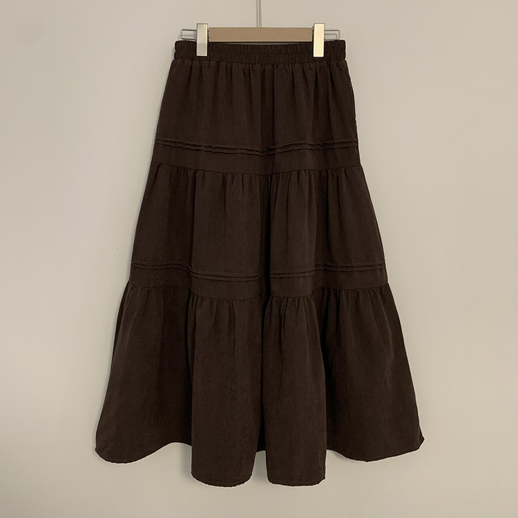 ティアードフリルロングスカート