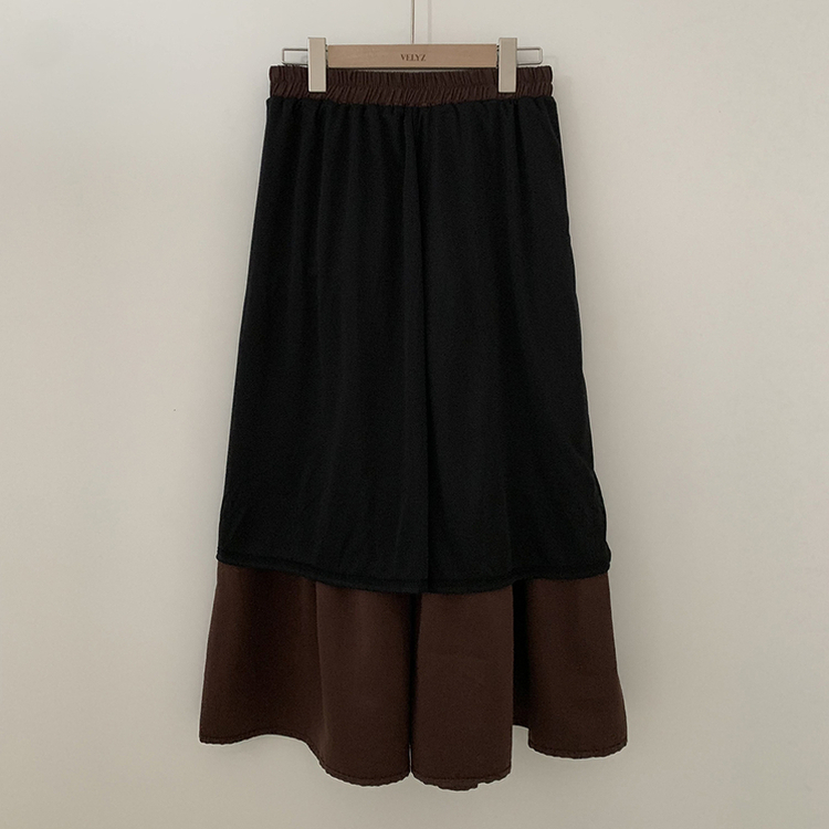 ティアードフリルロングスカート