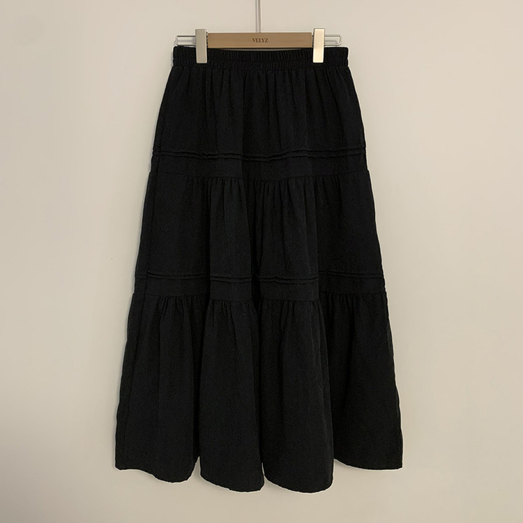 ティアードフリルロングスカート