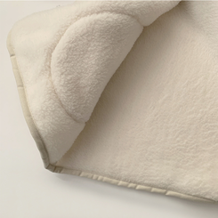 フードストリングウールフリースジャンパー