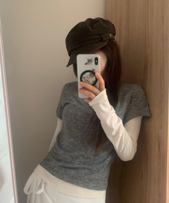 スエードハンティングキャップ BROWN