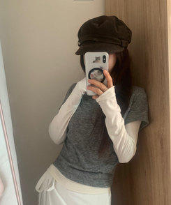 スエードハンティングキャップ BROWN