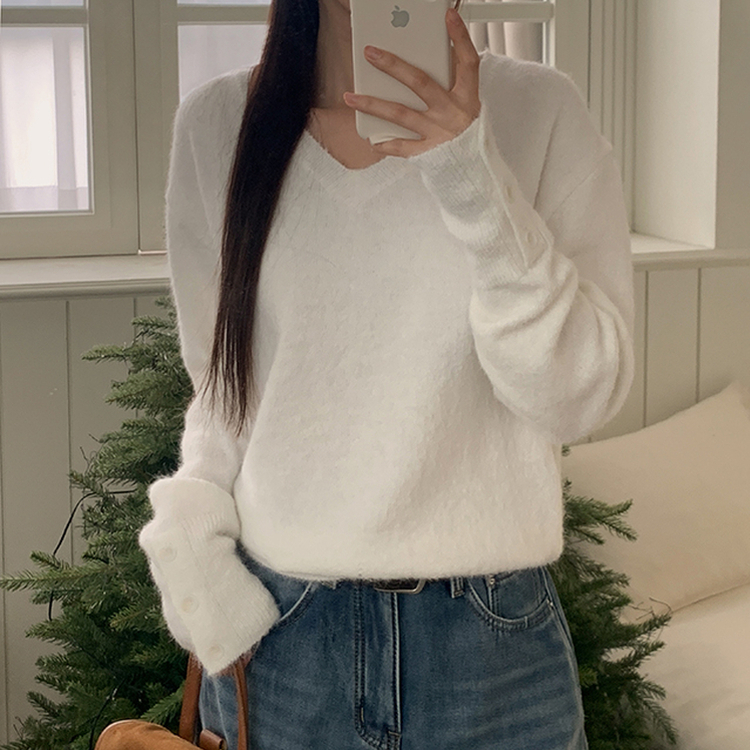 제니엔 워머 니트 아이보리