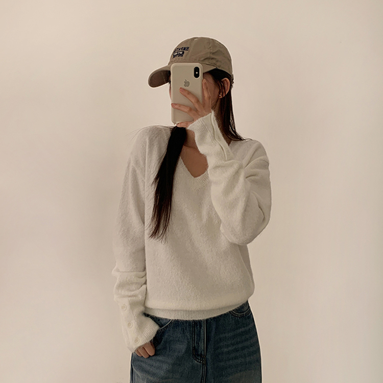 제니엔 워머 니트 아이보리