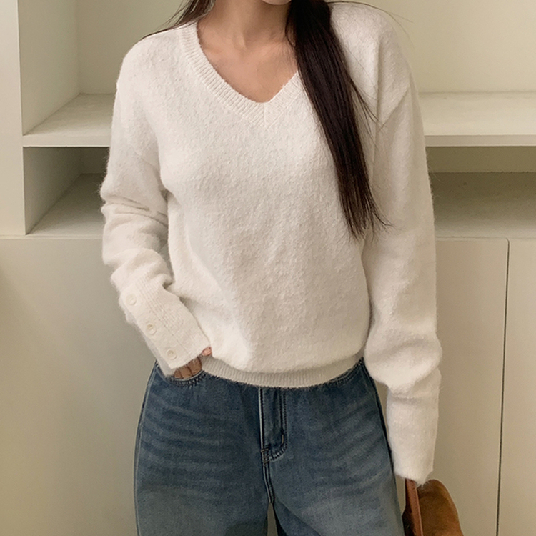 제니엔 워머 니트 아이보리