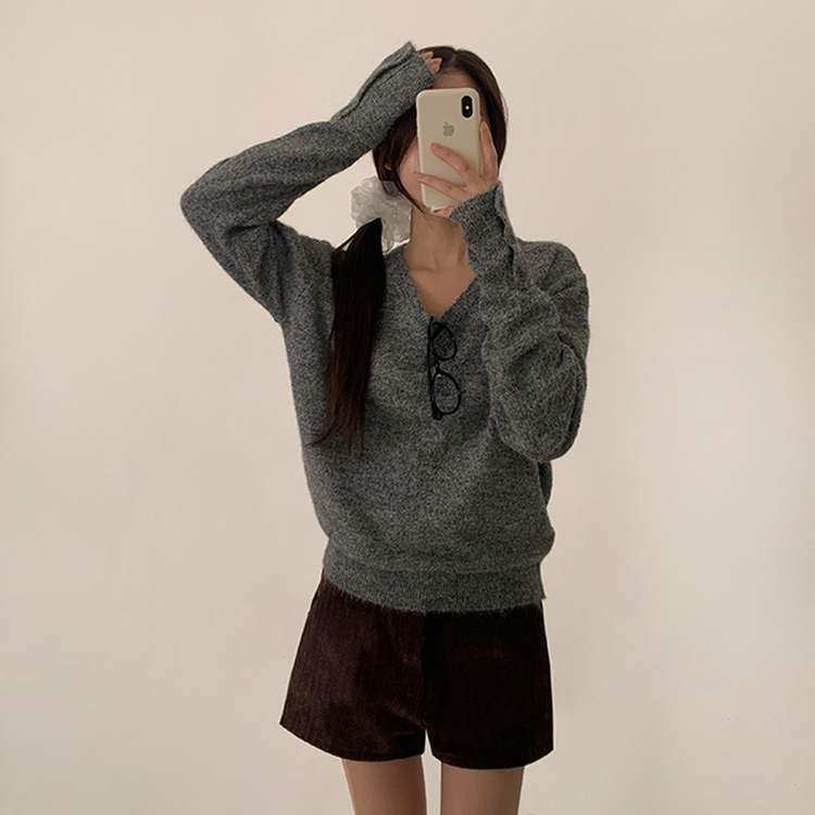 제니엔 워머 니트 그레이