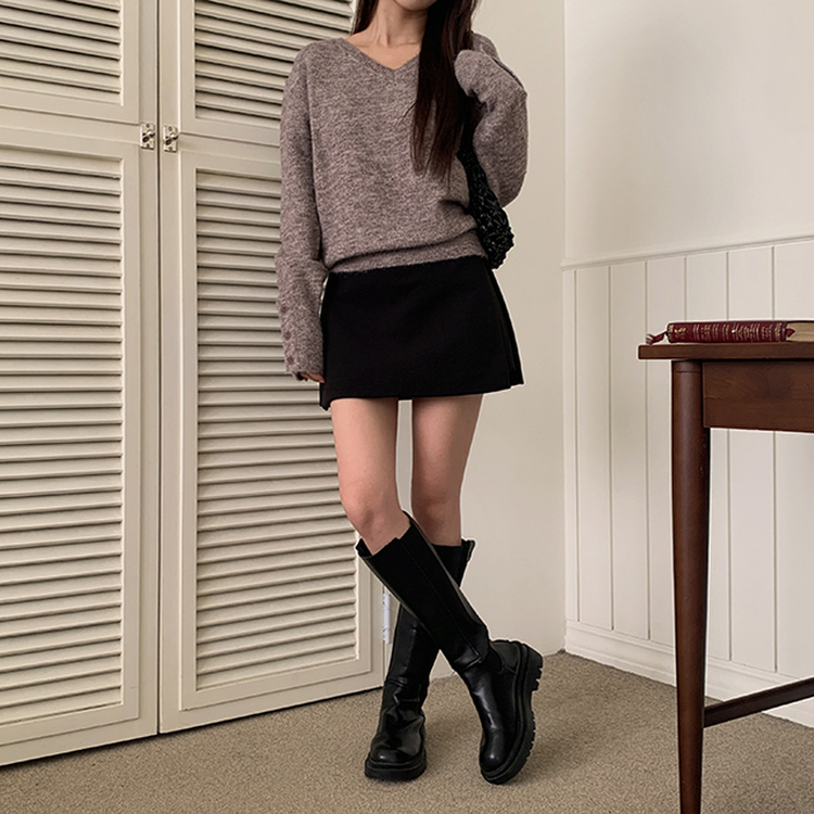 제니엔 워머 니트 브라운