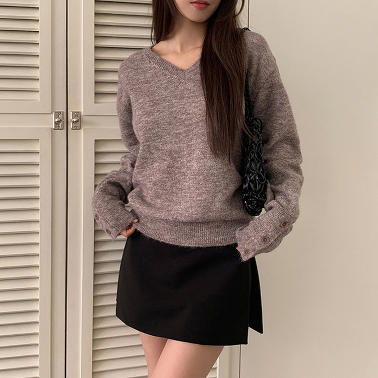 제니엔 워머 니트 브라운