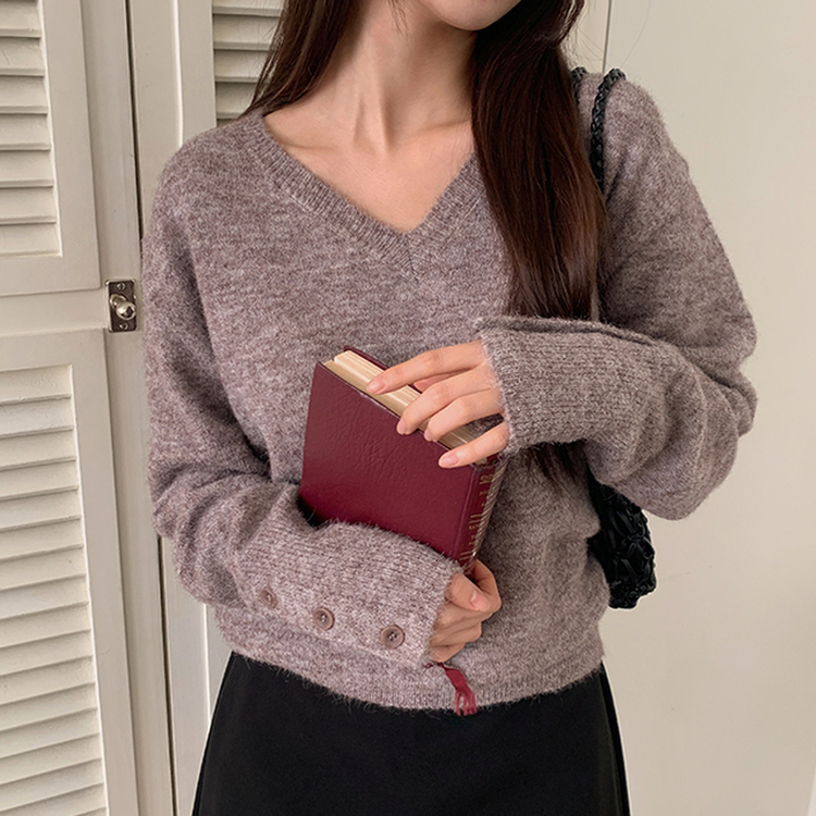 제니엔 워머 니트 브라운