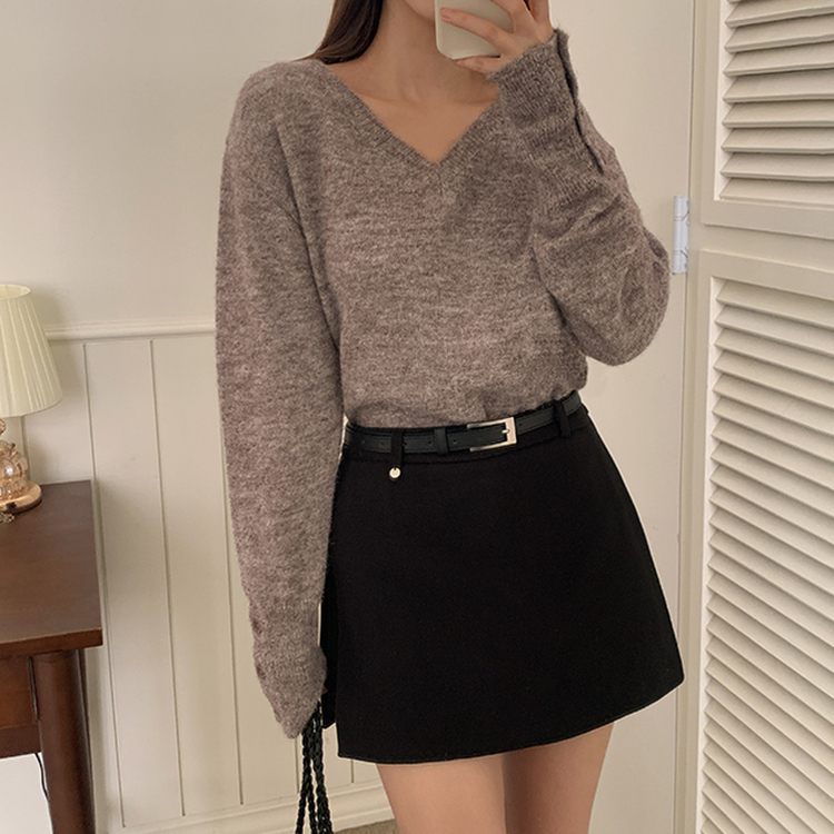 제니엔 워머 니트 브라운