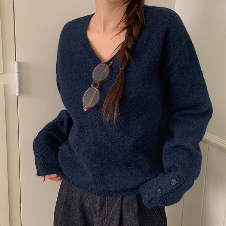 제니엔 워머 니트 네이비