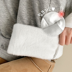 【丈別】【起毛】スリムセミブーツカットトレーニングパンツ