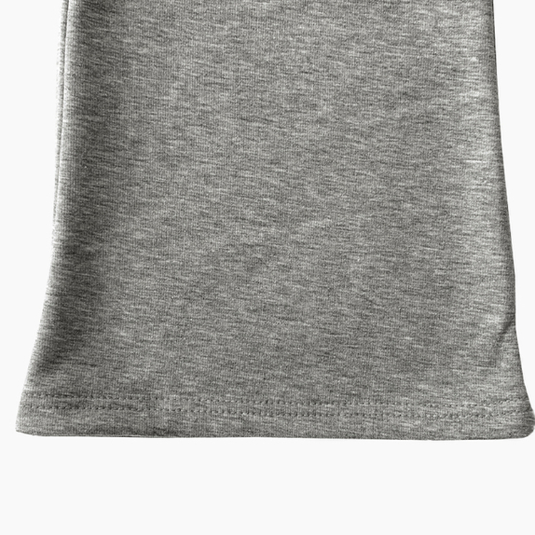 【丈別】【起毛】スリムセミブーツカットトレーニングパンツ