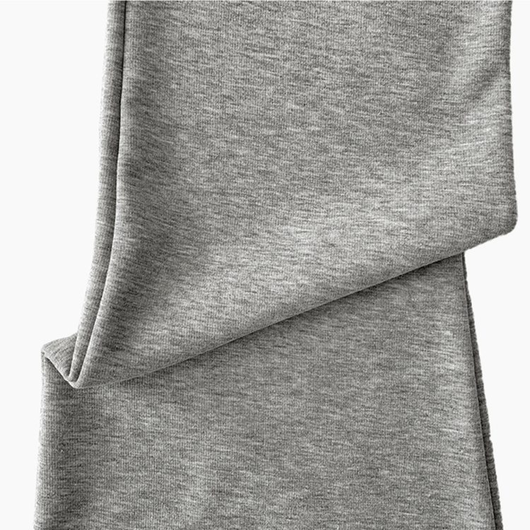 【丈別】【起毛】スリムセミブーツカットトレーニングパンツ