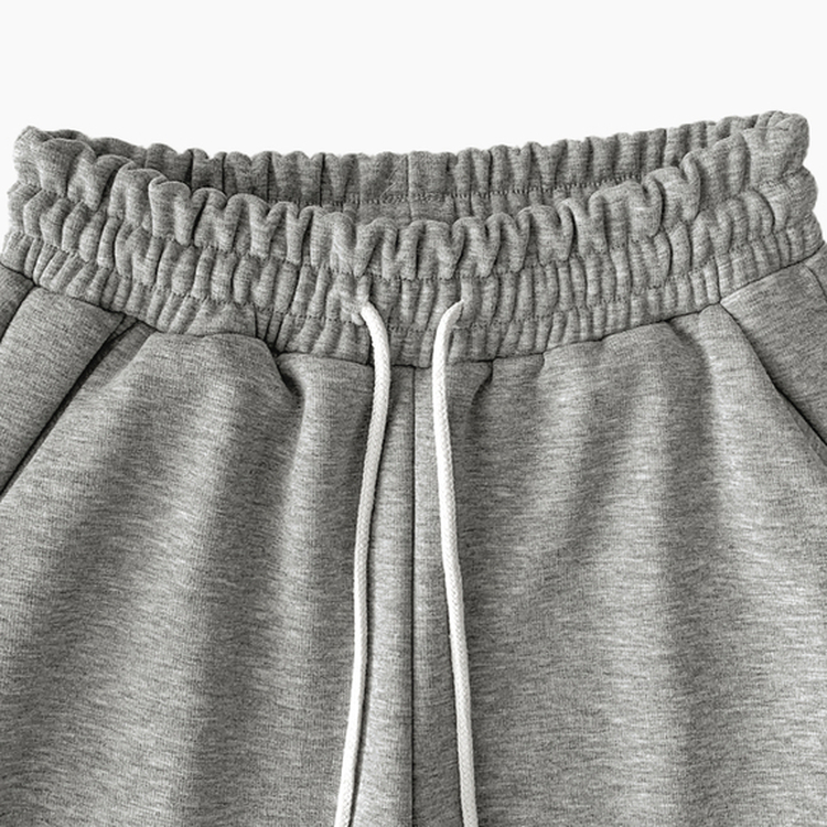 【丈別】【起毛】スリムセミブーツカットトレーニングパンツ