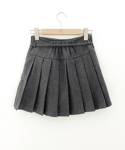 プリーツウールスカート