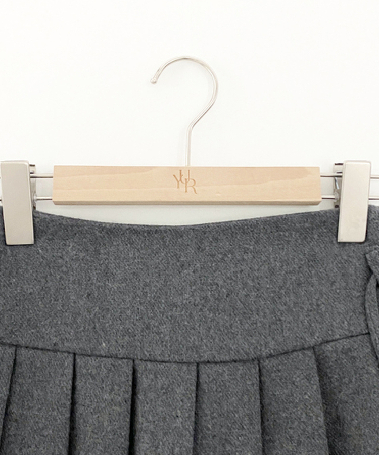 プリーツウールスカート