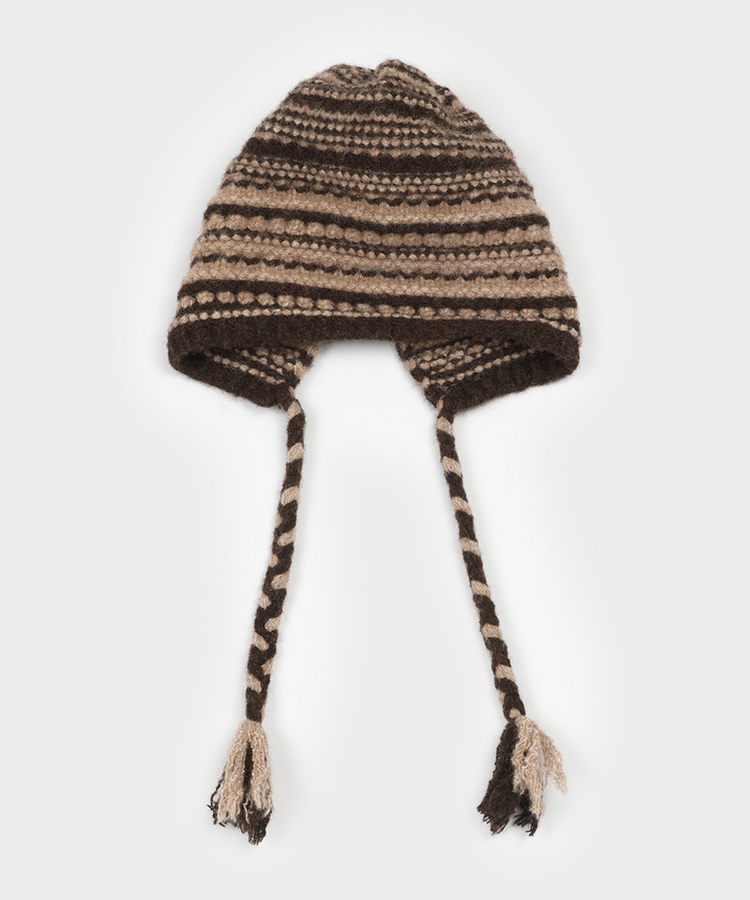 ノルディックウールニットトルーパーハット