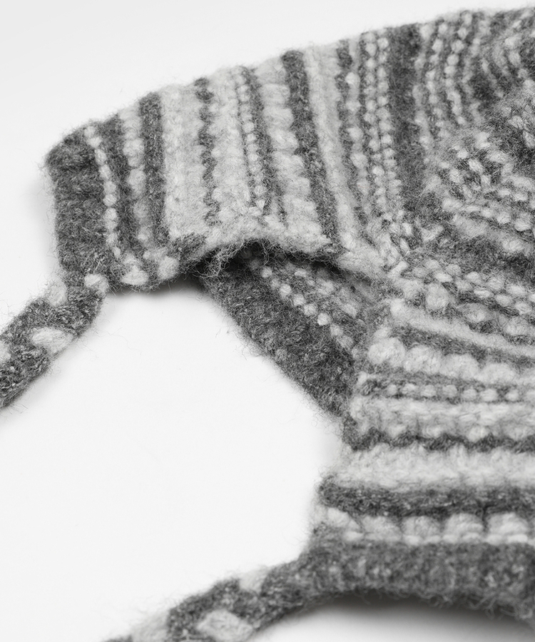 ノルディックウールニットトルーパーハット