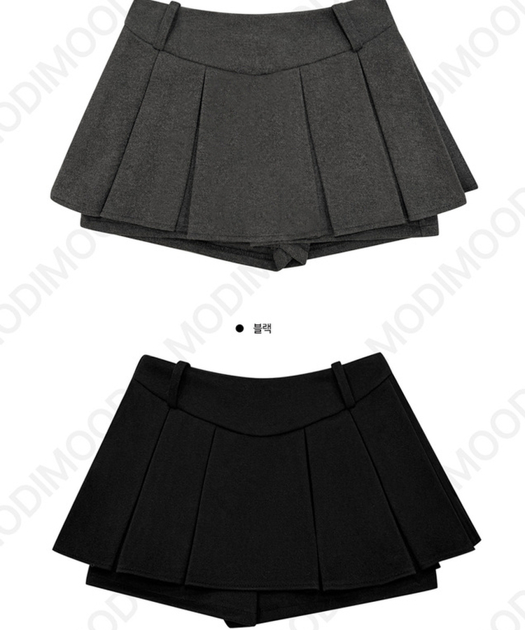 プリーツスカートパンツ