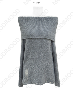 ダメージオーバーオフニット