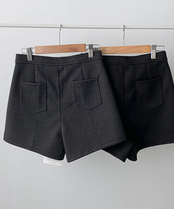 厚手ウールショートパンツ