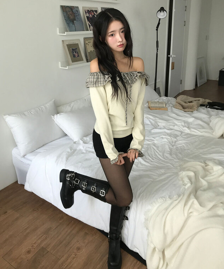 첼리 뽀글이 올밴딩 마이크로미니 숏팬츠 부클팬츠 검정