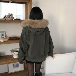 フィールドジャケットファー裏地ジャンパー KHAKI