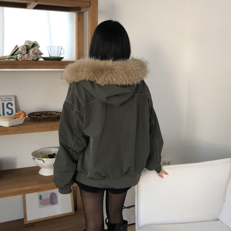 フィールドジャケットファー裏地ジャンパー KHAKI