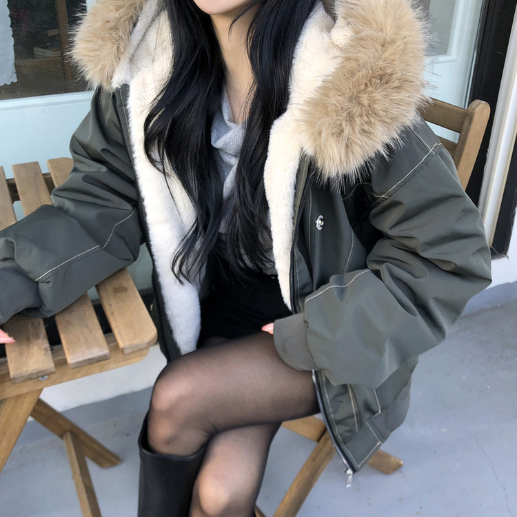 フィールドジャケットファー裏地ジャンパー KHAKI