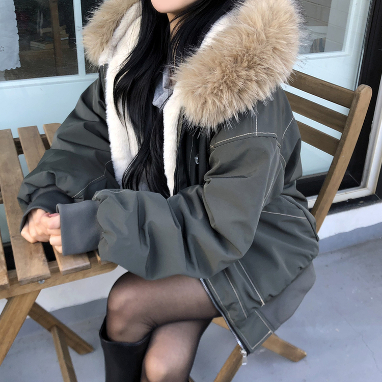 フィールドジャケットファー裏地ジャンパー KHAKI