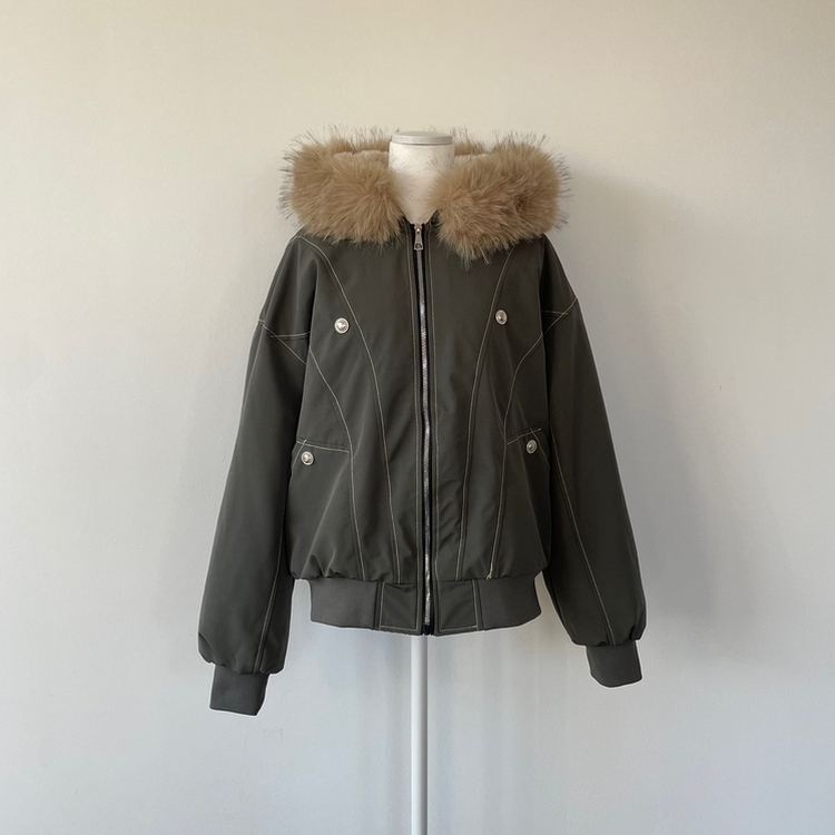 フィールドジャケットファー裏地ジャンパー