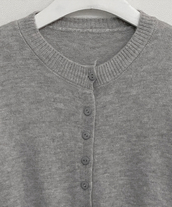 レースフリルストラップニットカーディガン