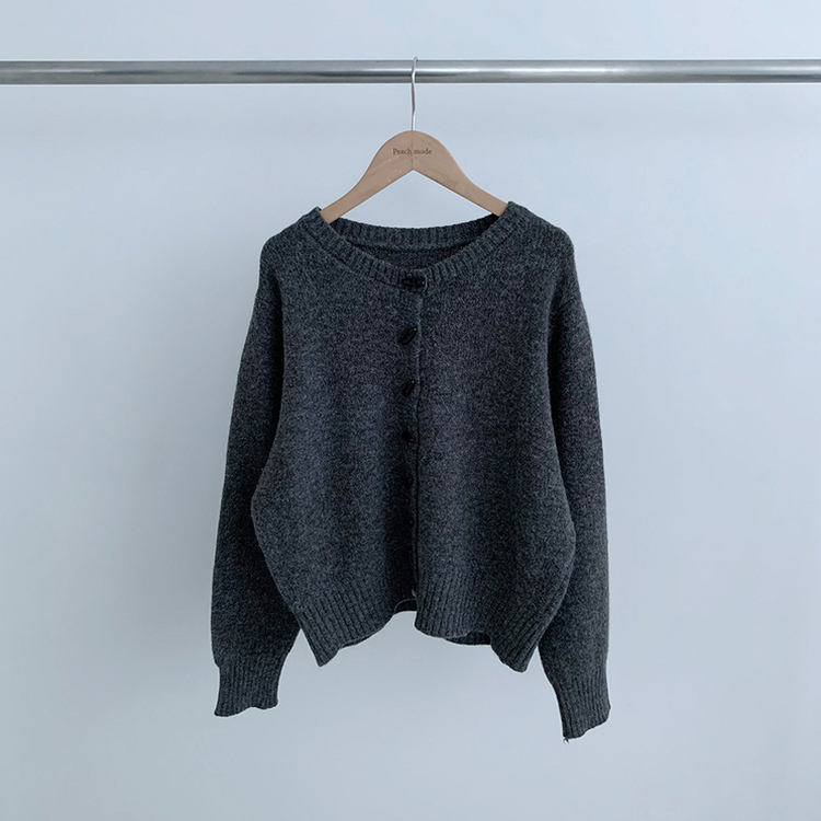 【SET マフラー付き】カーディガン プリーツニットスカート