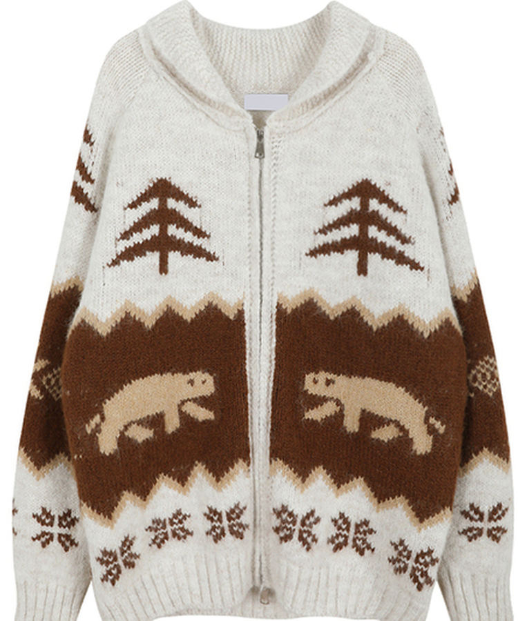 ユキノルディックカラージップアップ