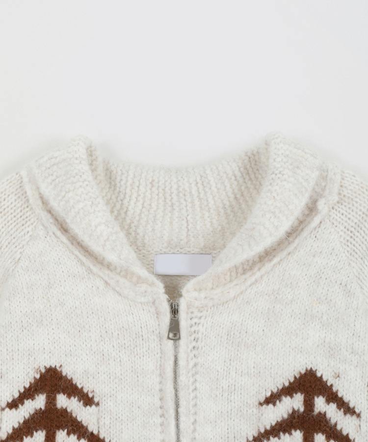 ユキノルディックカラージップアップ