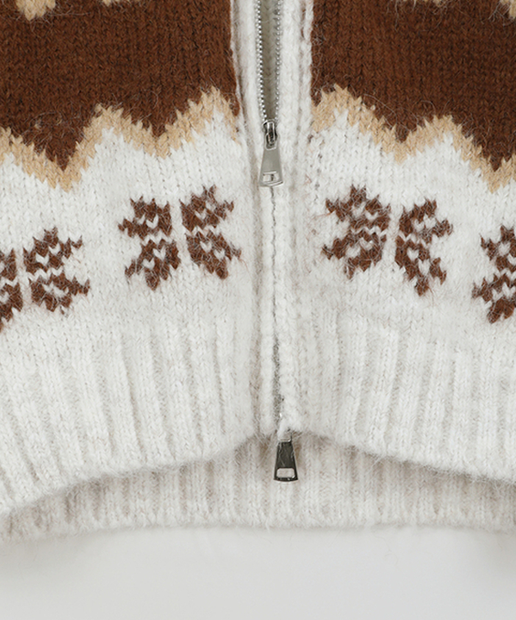 ユキノルディックカラージップアップ